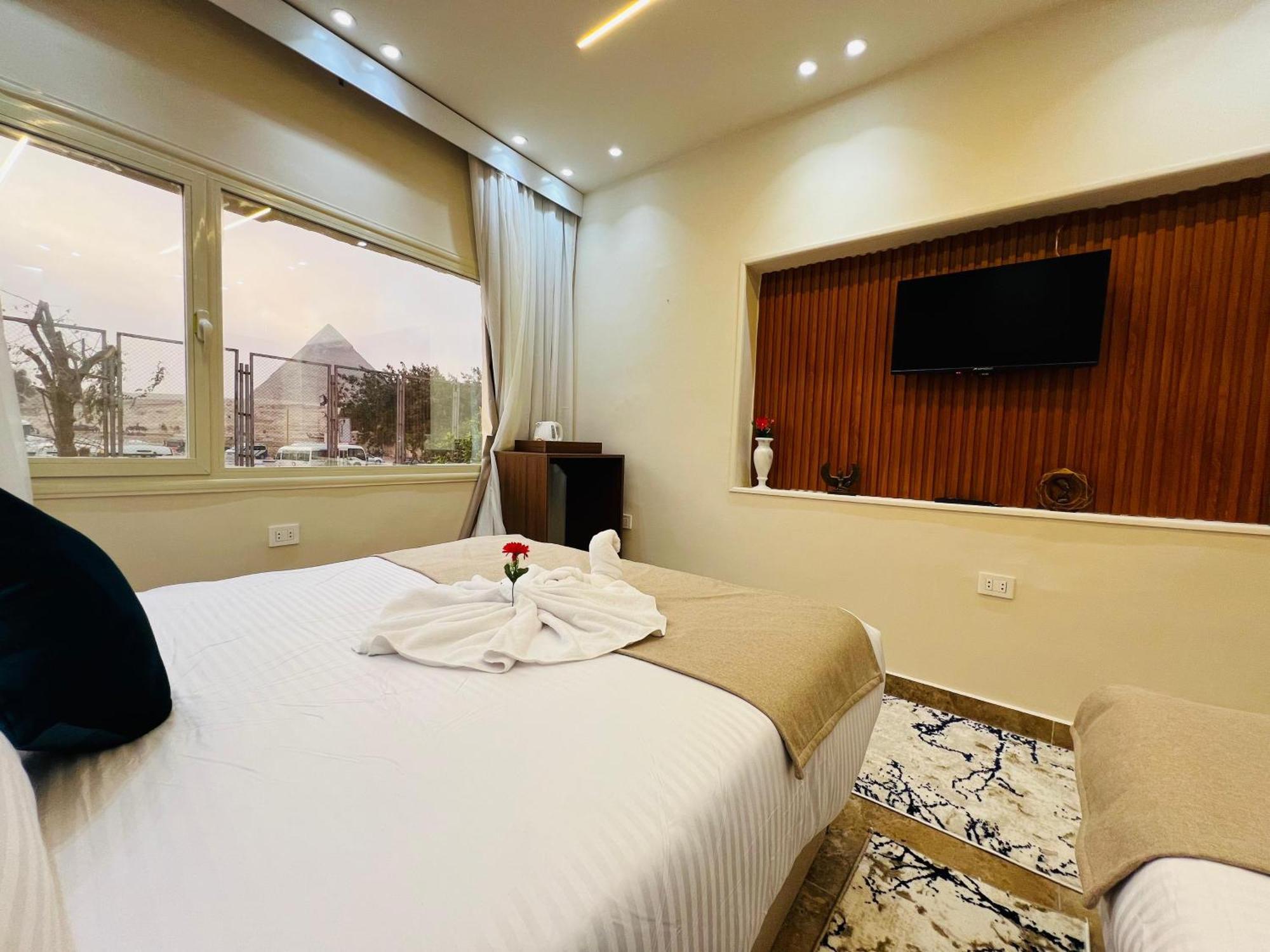Hotel Great Scarab Pyramids View Kafret el-Gabal Exterior foto